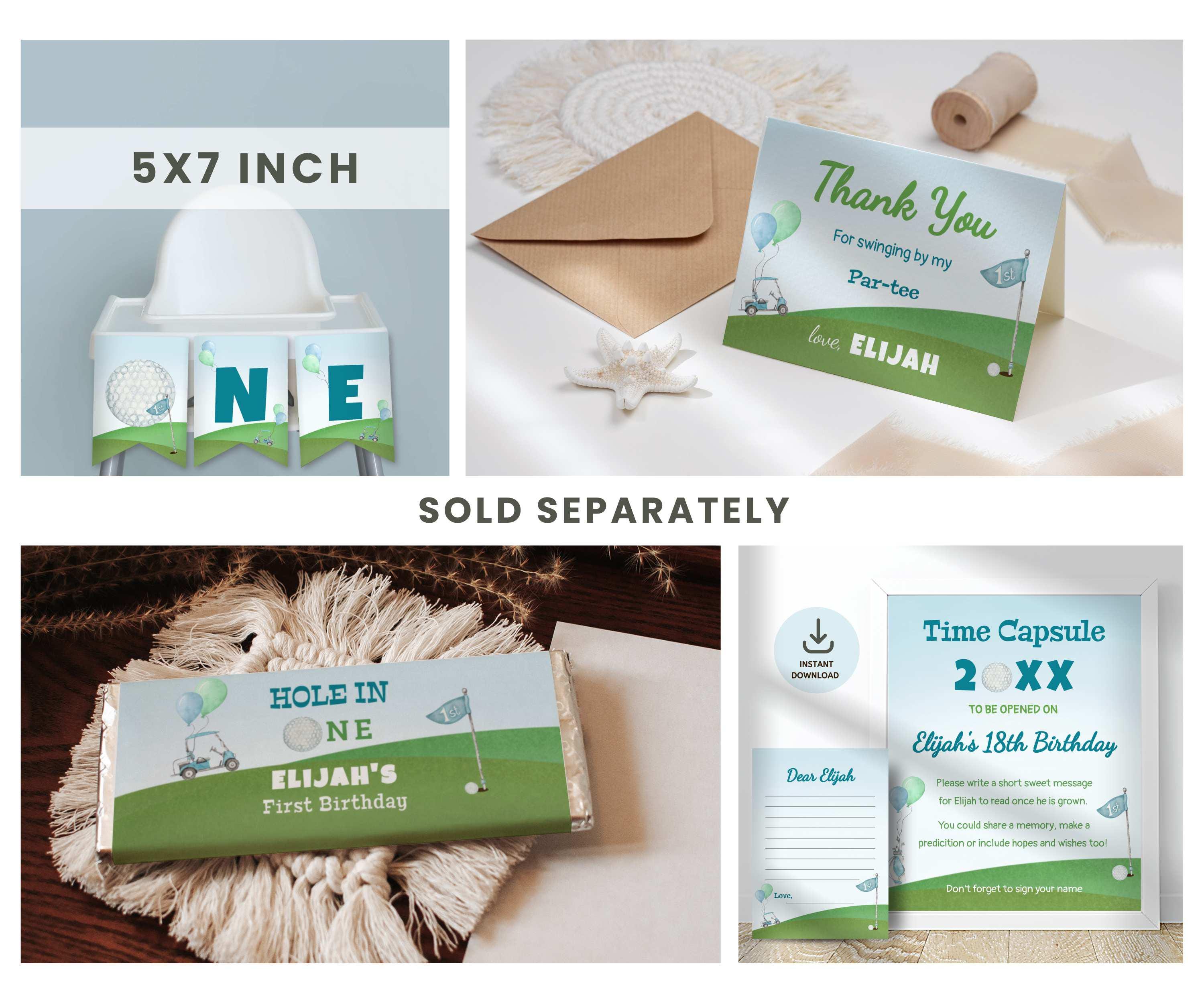 Golf Baby Shower Welcome Sign Template, Editable Baby Shower Golf ...