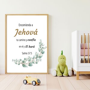 Spanish Bible Verse Print, Spanish Wall Art Home Decor, Spanish Home ...
