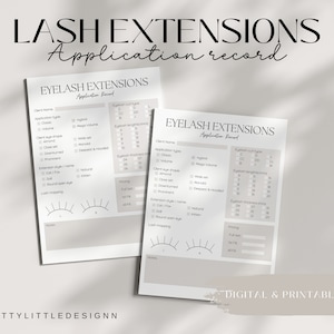 Wimpern Kundenprofil, Wimpern Mapping Sheets, Wimpern Mapping Vorlagen, Lash Mapping Guide, Wimpernverlängerungen Download druckbare Formulare,