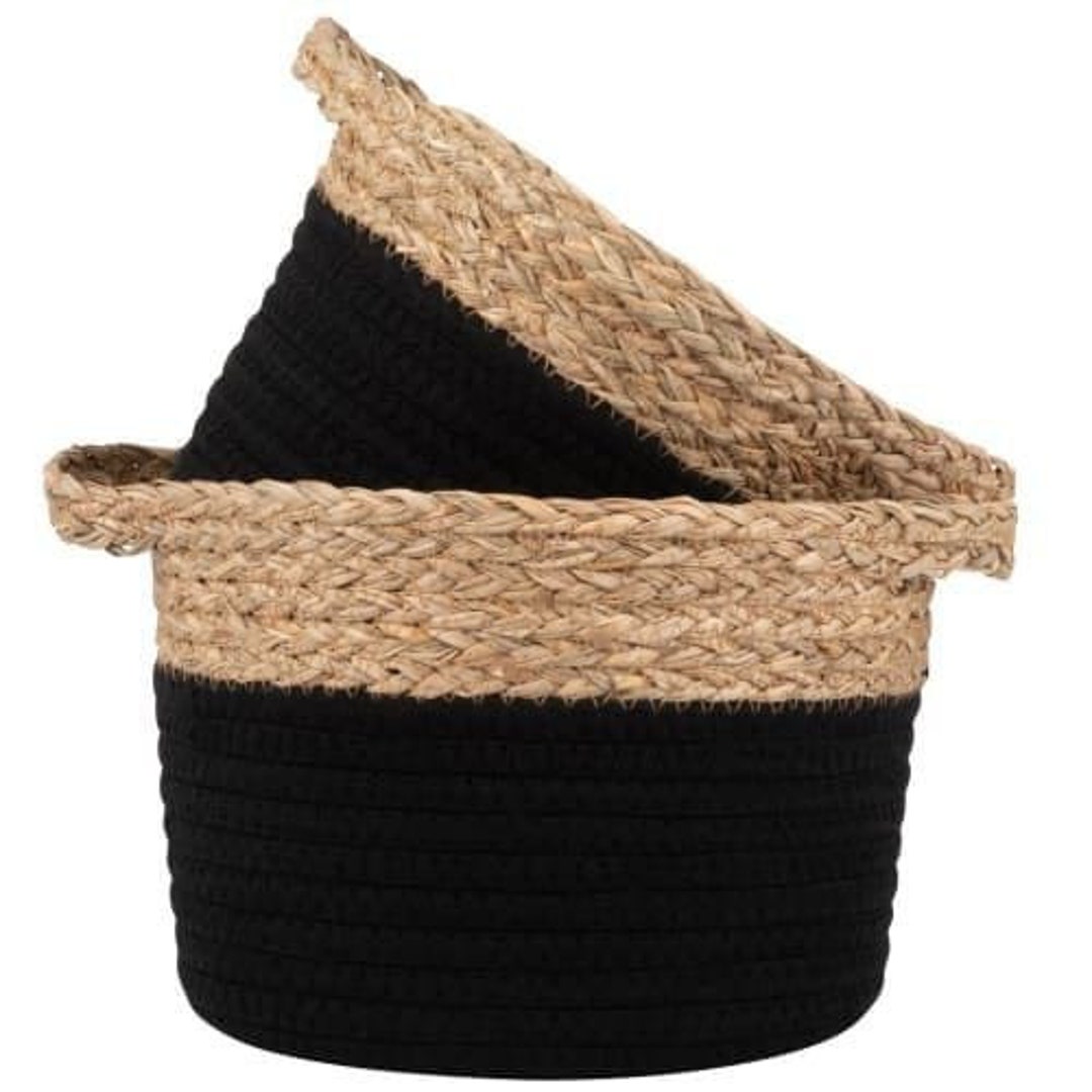 Natural Jute Basket Weaving Handmade Etsy