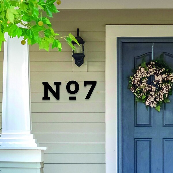 Cursive House Numbers Etsy