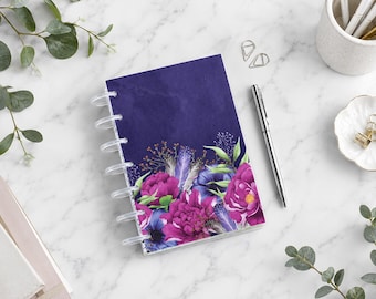 Discbound Weekly Monthly Agenda Happy Planner Mini Size: Disc Notebook Planner Undated