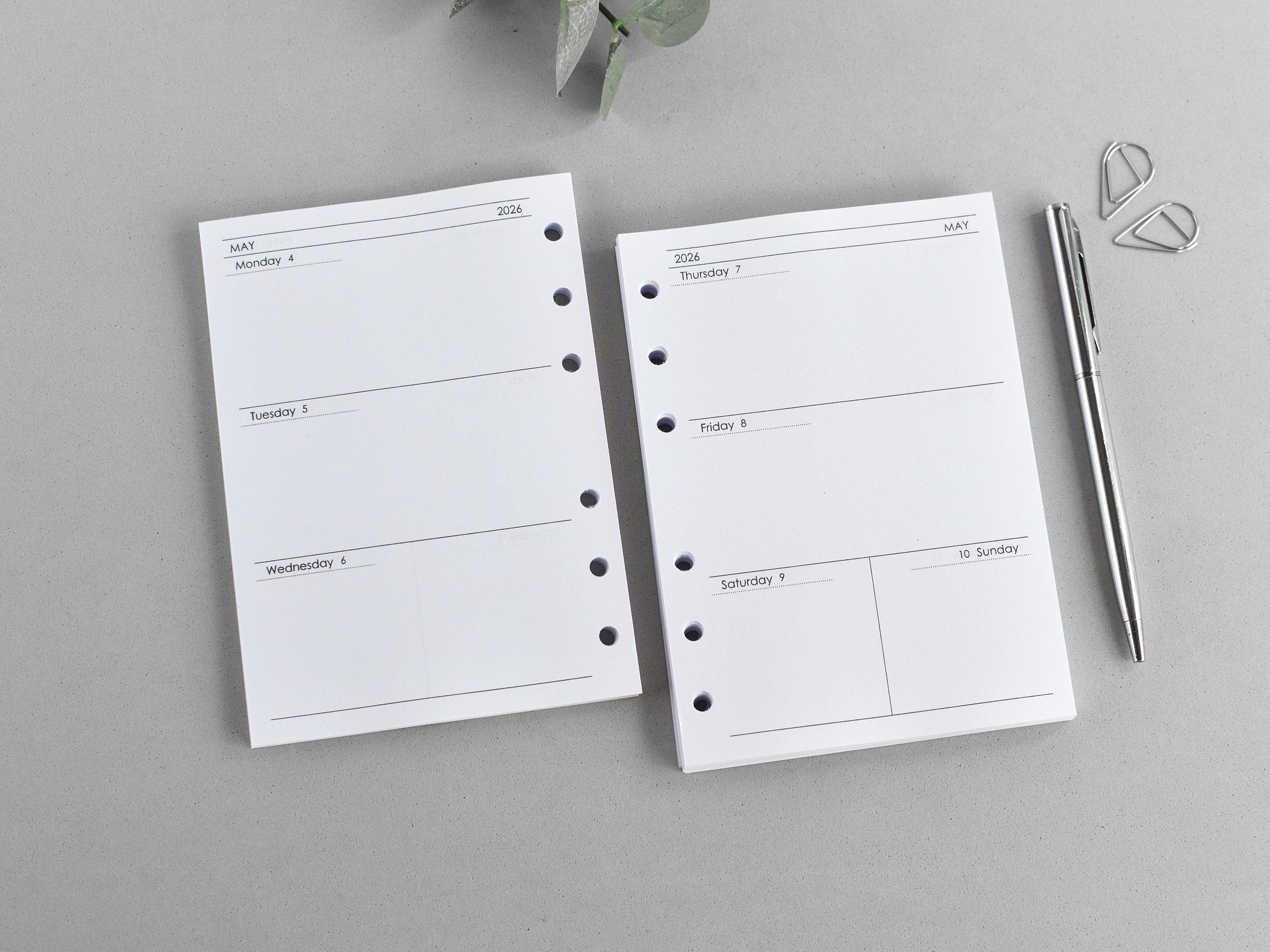 2026-2029 Monthly Planner Refill - A6 Size, Planner - View #7