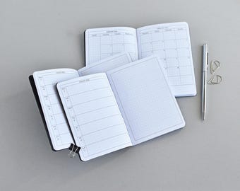 Printed Passport Traveler's Notebook Inserts Hobonichi Styled: TN Monthly & Weekly Planner Refill 2026 / Undated
