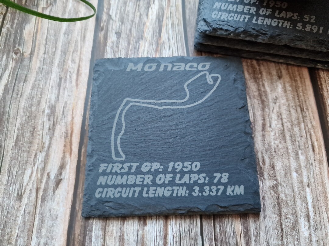 F1 2024 Circuits Coasters Set F1 Custom Slate Coasters Formula Etsy