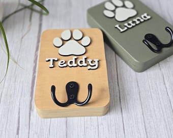 Gancio personalizzato per guinzaglio per cani / Porta guinzaglio personalizzato