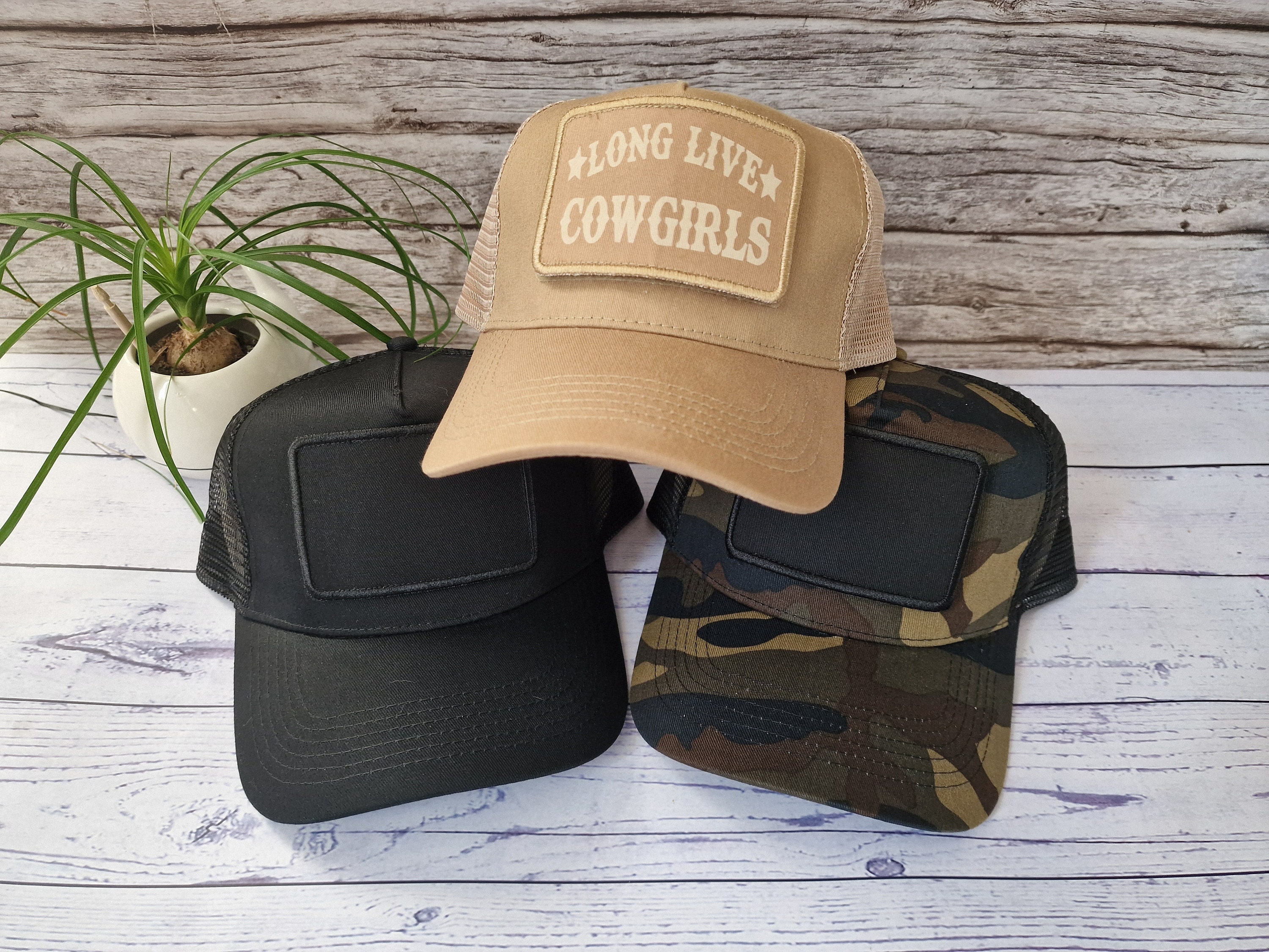 Long Live Cowgirls Snapback Hat With Removable Patch