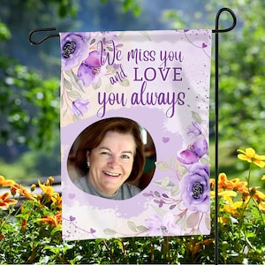 Personalized Memorial Garden Flag, Memorial Flag, In Memory Memorial Flag, Sympathy Gift, Cemetery Decoration, Funeral Gift Memorial Gift
