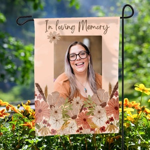 Personalized Memorial Garden Flag, Memorial Flag, In Memory Memorial Flag, Sympathy Gift, Cemetery Decoration, Funeral Gift Memorial Gift