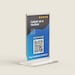 QR Code Sign Review A5 Acrylic Stand - Double Sided Custom Printed - Etsy