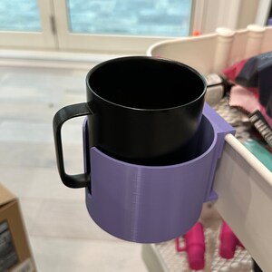 Cup and Mug holder for the IKEA RASKOG Utility Cart, 2 sizes, 30+ colors