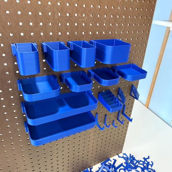 Pegboard Accessories for Generic Pegboards – Hooks, Shelves, Bins & More