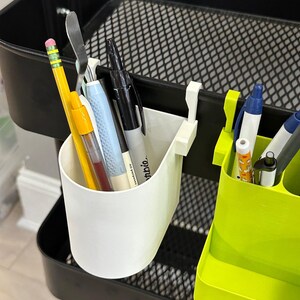 Organizador de estantes multinivel IKEA SKÅDIS - Organizador escalonado impreso en 3D para paneles perforados y carros - Manualidades y costura - Más de 30 colores imagen 11