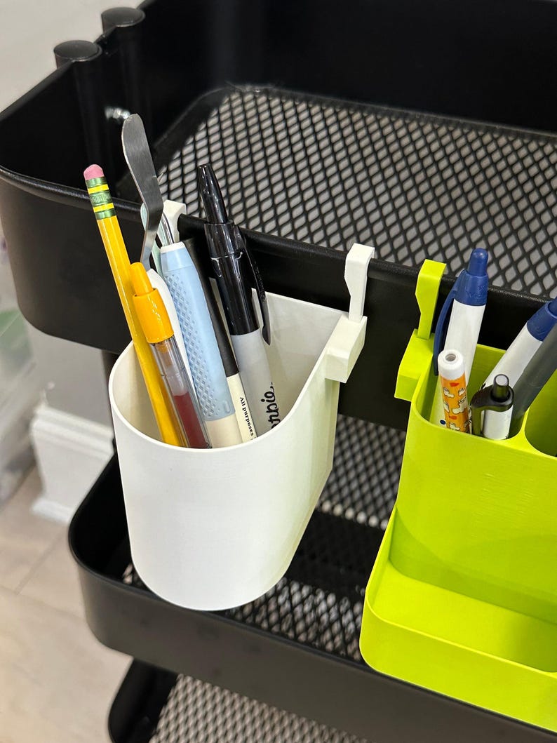 Organizador de estantes multinivel IKEA SKÅDIS - Organizador escalonado impreso en 3D para paneles perforados y carros - Manualidades y costura - Más de 30 colores imagen 11