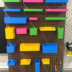 Pegboard Accessories for Generic Pegboards – Hooks, Shelves, Bins & More