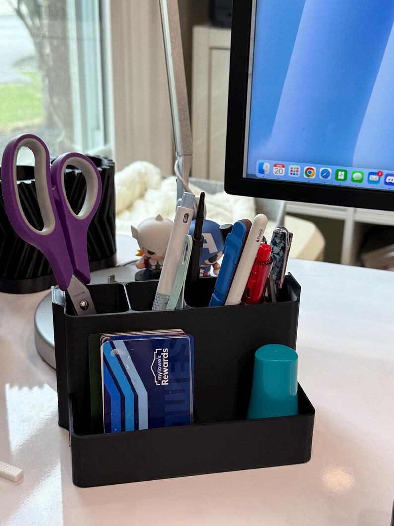 Organizador de estantes multinivel IKEA SKÅDIS - Organizador escalonado impreso en 3D para paneles perforados y carros - Manualidades y costura - Más de 30 colores imagen 8