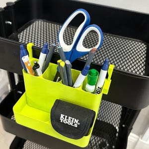 Organizador de estantes multinivel IKEA SKÅDIS - Organizador escalonado impreso en 3D para paneles perforados y carros - Manualidades y costura - Más de 30 colores imagen 9