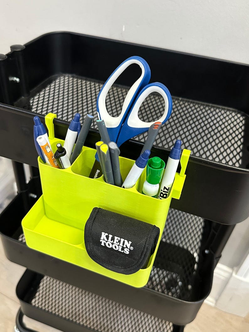 Organizador de estantes multinivel IKEA SKÅDIS - Organizador escalonado impreso en 3D para paneles perforados y carros - Manualidades y costura - Más de 30 colores imagen 9