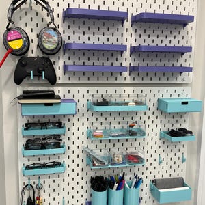 SKADIS Pegboard Accessories – Shelves, Bins, Hooks & Storage Bundles