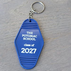Retro Motel Keychain - Personalized 3D Printed Key Tag with UV Print Options - Custom Colors and Bulk Packs - 30+ Color Options imagen 12