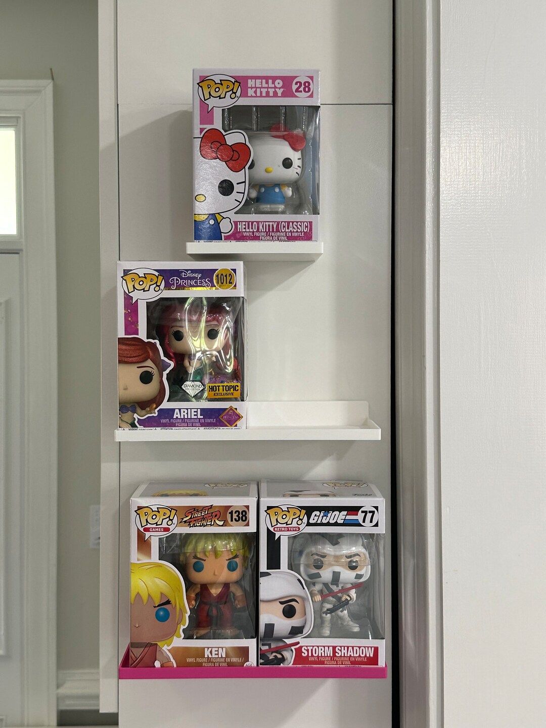 Funko Pop Floating Wall Shelves (multiple Styles) - Etsy