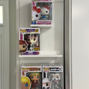 Funko Pop floating wall shelves (Multiple Styles)