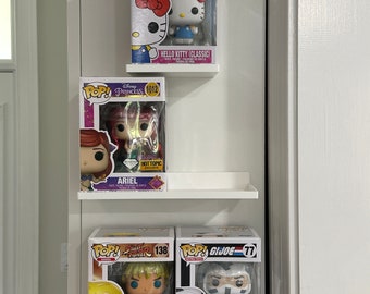 Funko Pop floating wall shelves - single or double