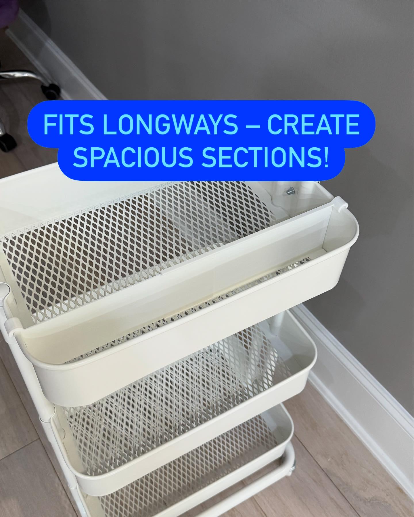 Adjustable Cart Dividers for IKEA RÅSKOG and Lexington - 3D