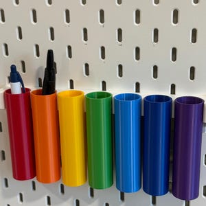 Modular Storage Tube Organizer for SKADIS & RASKOG – Customizable Colors and Sizes!