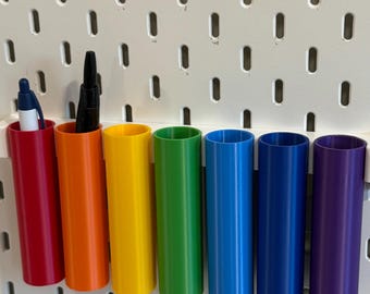 Modular Storage Tube Organizer for SKADIS & RASKOG – Customizable Colors and Sizes!