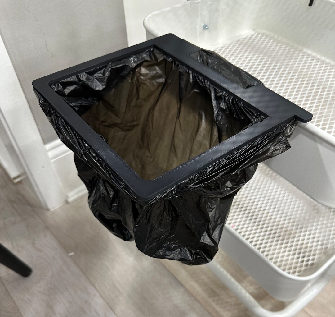 Trash Bag Holder for IKEA RASKOG and RASHULT Magnets snap the bag in place Etsy