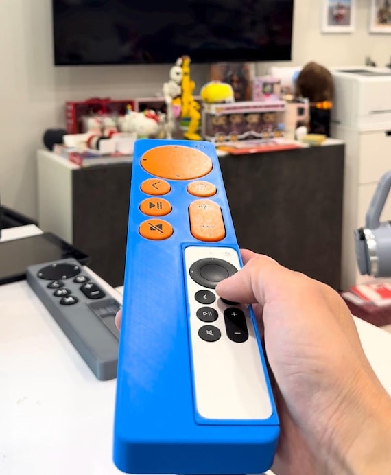 Oversized Fidget Apple TV Remote Case: Siri Remote Gen 3 Compatible
