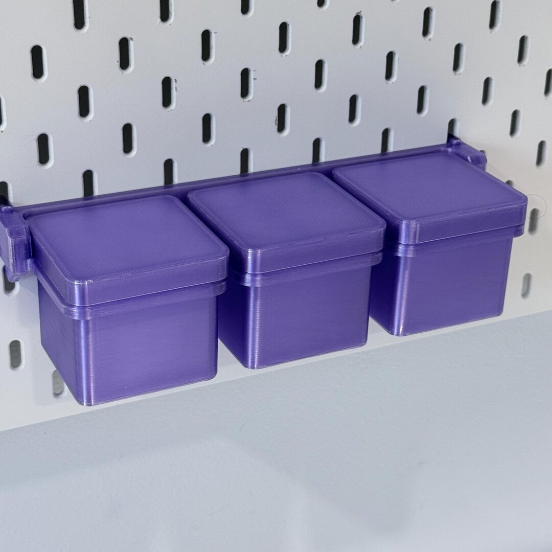 Cool Wise Man 7インチ 2枚セット　ska rocksteady IKEA SKÅDIS 3-bin Organizer for Pegboard or Råskog Cart - 3D