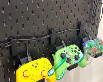 Cable Clips compatible with IKEA SKÅDIS pegboards - Vertical and Horizontal