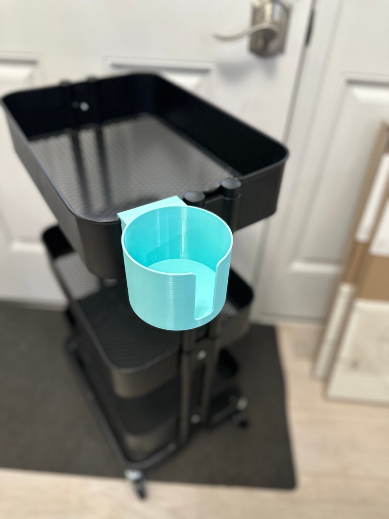 Cup / Mug holder for RASKOG / RASHULT Utility Cart image 1