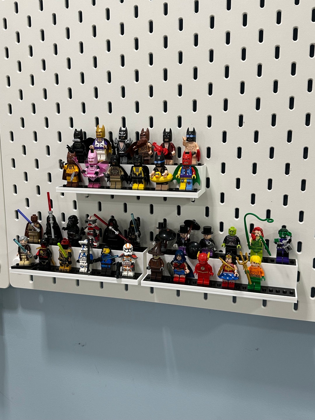 LEGO Minifigure Display Shelf for IKEA SKADIS Pegboard - Etsy UK