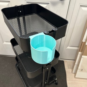 Cup / Mug holder for RASKOG / RASHULT Utility Cart image 2