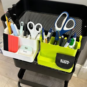 Organizador de estantes multinivel IKEA SKÅDIS - Organizador escalonado impreso en 3D para paneles perforados y carros - Manualidades y costura - Más de 30 colores imagen 10