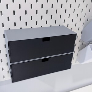 IKEA SKÅDIS Pegboard Drawers Modular Stackable Storage Organizer
