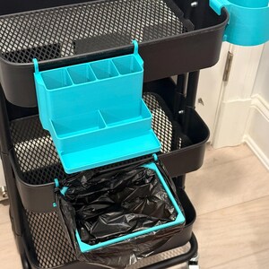 Organizador de estantes multinivel IKEA SKÅDIS - Organizador escalonado impreso en 3D para paneles perforados y carros - Manualidades y costura - Más de 30 colores imagen 12