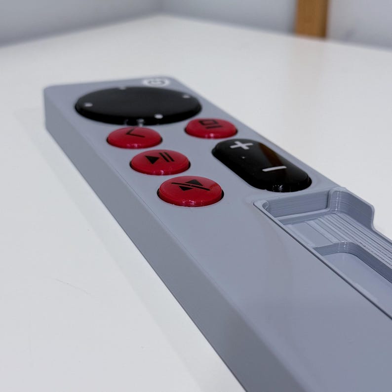 Oversized Apple TV Siri Remote Case - Fidget Buttons - 3D Printed Custom Cover - Gen 3 Compatible - 30+ Colors image 8