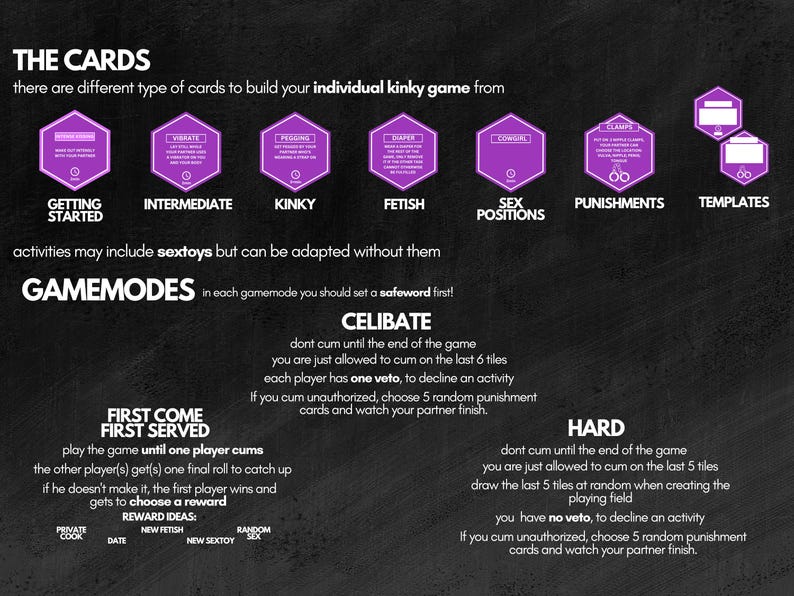 Kinky Couples Sex Game – Customizable Erotic Adventure (PDF Download) image 3