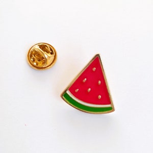 Watermelon Enamel Pin, Palestinian Pin, Free Palestine Pin, Watermelon Gaza Pin, wedding favor Palestine, Palestine Jewelery, Freedom Pin