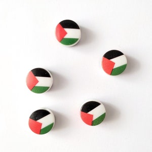 Palestine Flag Acrylic Beads, Palestine, Palestinian woman, Free Palestine, Palestine Flag, Support Palestine, Proceeds Donated to the PCRF.