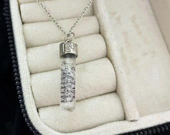 Colgante de tubo de agua Zamzam, talismán Ayatul Kursi, colgante de medallón islámico, medallón de oración, caja secreta, caja de oración, colgantes étnicos