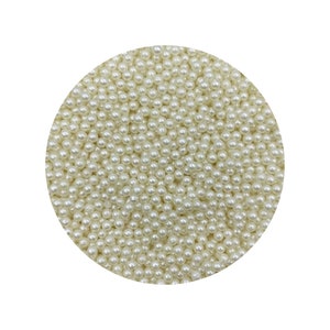 4mm Vintage No Hole Pearl Beads, Acrylic Beads for Jewelry Making, Imitation Pearls, Tiny Pearl Supply, Lucite beads, Undrilled Bead