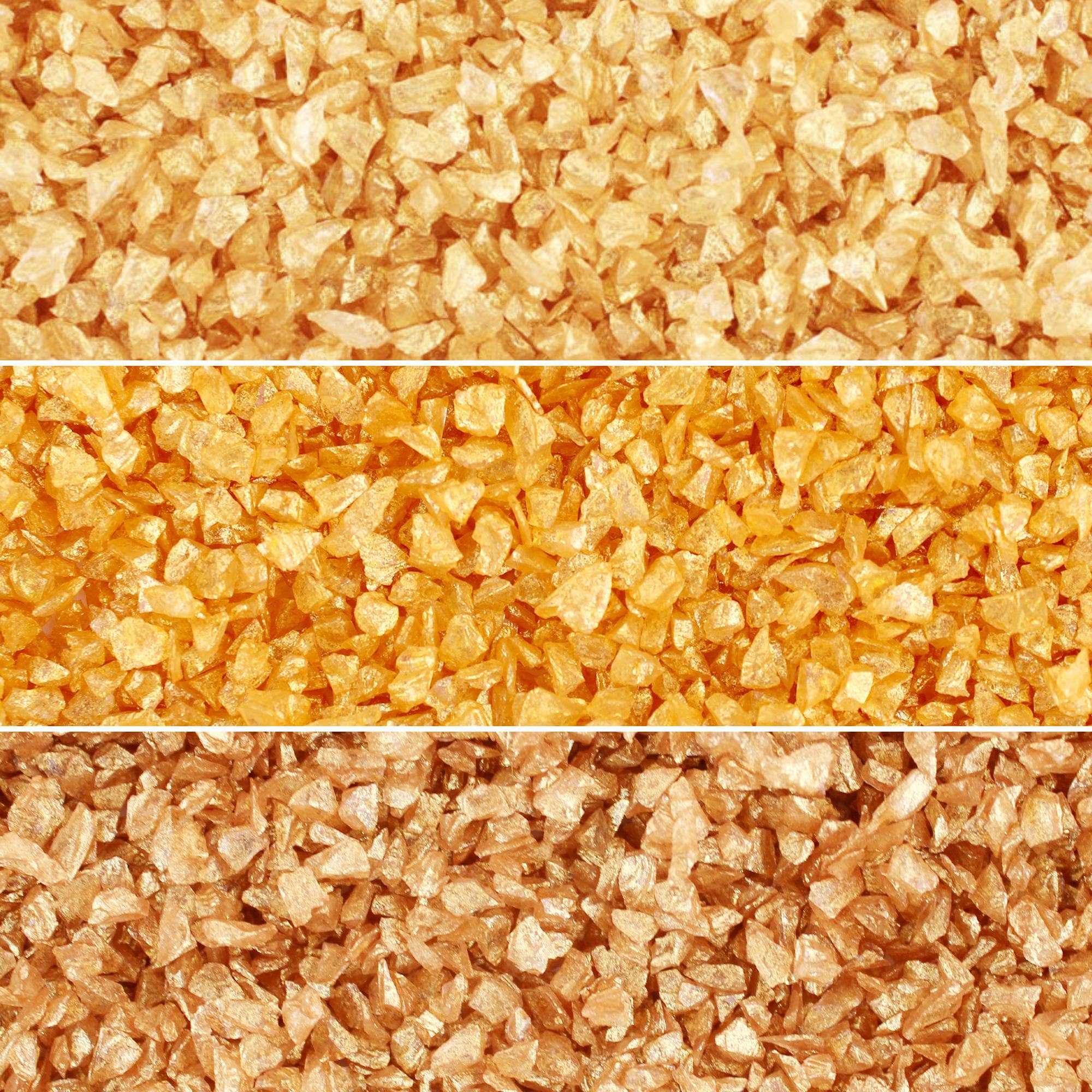 Gold Crushed Glass, Craft Supplies, Decorative Glass, Epoxy Supplies, Broken Glass Pieces for Art, Glass for Mosaics, Resin Embellishment