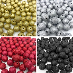 20mm Chunky Bubblegum Beads, Glitter Acrylic Beads, 20mm Bubble Gum Beads, 20mm Shiny Chunky Beads, Bead Crafts, STARDUST beads