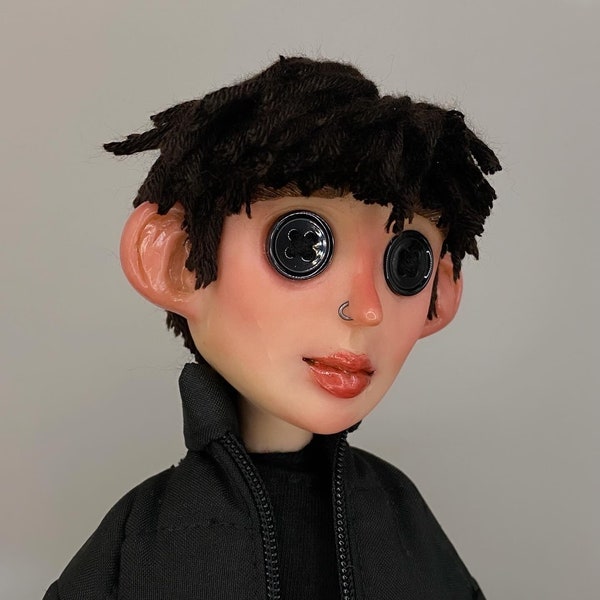 Personalized Custom Coraline Inspired Doll | Mini Me | OOAK