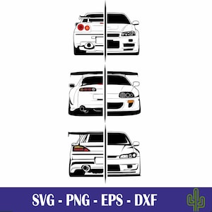 Supra / R34 Skyline /Silvia /Sticker /Digital Download /Svg /Png /Eps /Dxf /Car